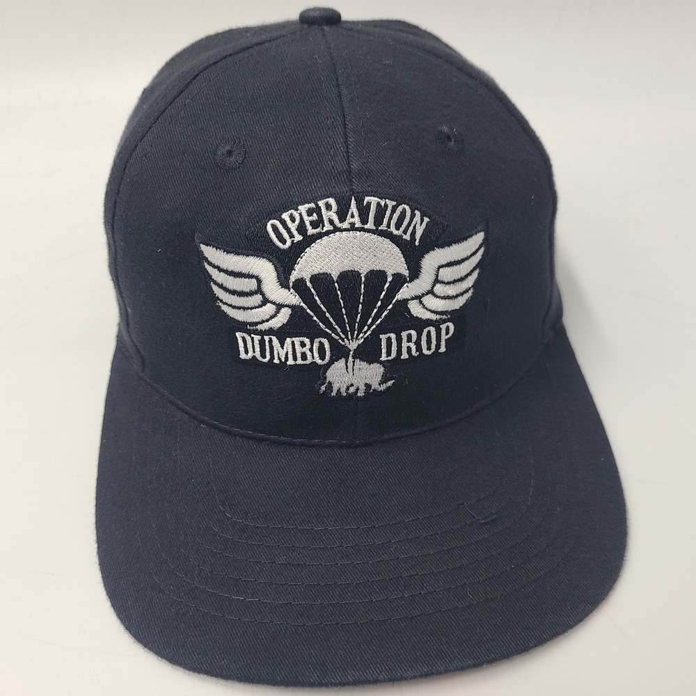 Vintage Operation Dumbo Drop Movie Promo Hat Snapback Disney 1995 Family Comedy
